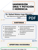 Transmisión sucesoria y petición de herencia - Dr. Rafael Inga.pptx
