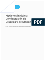 Koha - Módulo 1 - Parte 3 - Módulo Administración - Configuración de Urusarios y Circulación