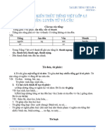 Tổng hợp kiến thức Tiếng Việt 4-5