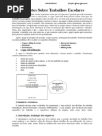 Modelo De Trabalho Escolar Digitado Pdf