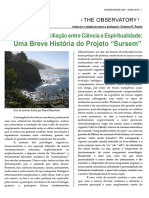 Rumo A Reconciliação Entre Ciência e Espiritualidade - Uma Breve História Do Projeto "Sursem"