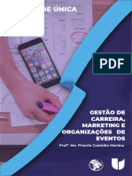 7-GESTÃO DE CARREIRA, MARKETING E ORGANIZAÇÕES DE EVENTOS