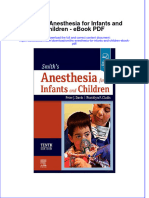 Download ebook Smiths Anesthesia For Infants And Children Pdf full chapter pdf