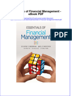 Download ebook Essentials Of Financial Management Pdf full chapter pdf