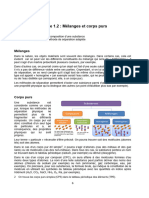 Module 1.2: Mélanges Et Corps Purs