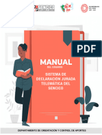 Manual de Usuario para El Sistema de La Declaración Jurada Telemática