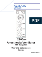 2200 Anesthesia Ventilator: User and Maintenance Manual