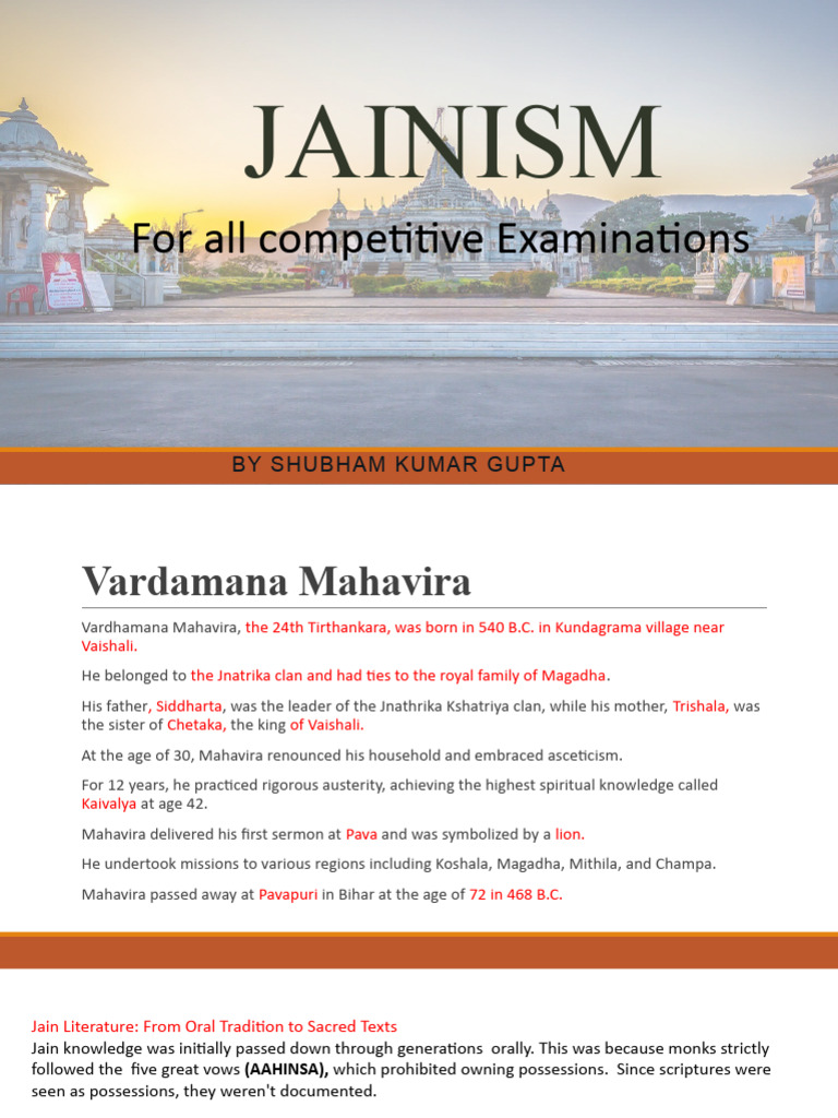 JAINISM | PDF | Indian Philosophy | Indian Religions