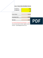 MF Return Calculator Puneinvest