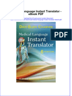 Ebook Medical Language Instant Translator PDF Full Chapter PDF