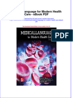 Download ebook Medical Language For Modern Health Care Pdf full chapter pdf
