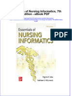 Ebook Essentials of Nursing Informatics 7Th Edition PDF Full Chapter PDF