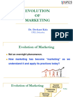 Lecture 2 - Evolution of Marketing