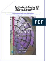 Download ebook Software Architecture In Practice Sei Series In Software Engineering 4Th Edition Pdf full chapter pdf