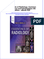 Ebook Essentials of Radiology Common Indications and Interpretation 4Th Edition PDF Full Chapter PDF