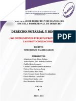 Semana 03 - Los Instrumentos Públicos Protocolares y Las Protocolizaciones - Grupo 4