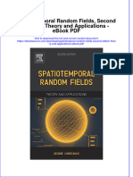 Ebook Spatiotemporal Random Fields Second Edition Theory and Applications PDF Full Chapter PDF