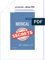 Ebook Medical Secrets PDF Full Chapter PDF