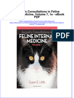 Ebook Augusts Consultations in Feline Internal Medicine Volume 7 1E PDF Full Chapter PDF