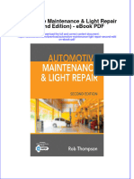 Ebook Automotive Maintenance Light Repair Second Edition PDF Full Chapter PDF