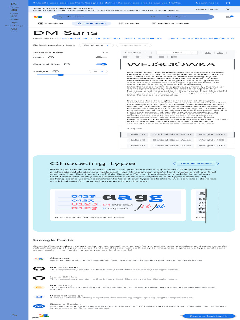 Dm sans google fonts download free pdf typefaces publishing