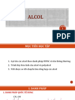 Alcol - Phenol - Ether