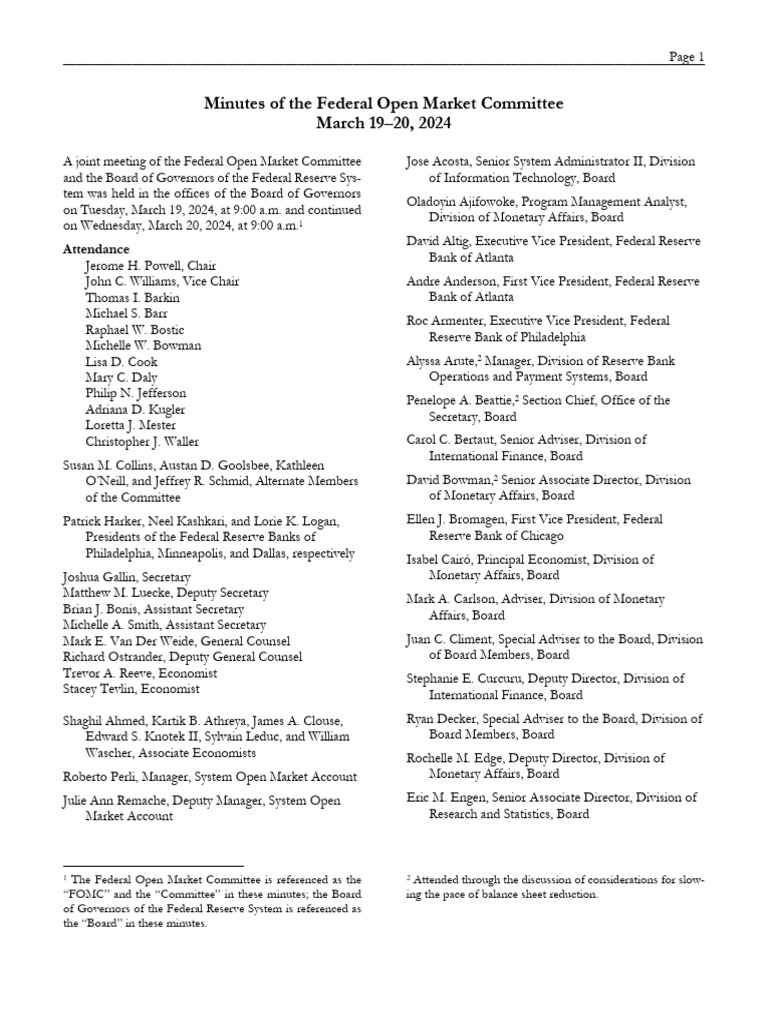 Federal Open Market Committee visual data 7