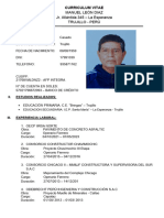 CV - Manuel Leon Diaz