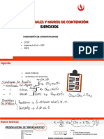 Ejercicios Empujes y Muros - PDF - Completo
