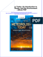 Download ebook Meteorology Today An Introduction To Weather Climate And The Environment Pdf full chapter pdf