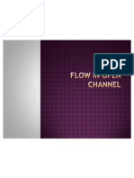 Flow in Open Channel