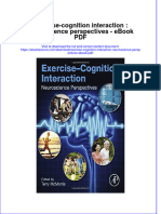 Download ebook Exercise Cognition Interaction Neuroscience Perspectives Pdf full chapter pdf