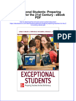 Download ebook Exceptional Students Preparing Teachers For The 21St Century Pdf full chapter pdf