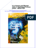 Download ebook Methods To Assess And Manage Process Safety In Digitalized Process System Pdf full chapter pdf