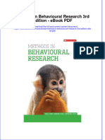 Download ebook Methods In Behavioural Research 3Rd Edition Pdf full chapter pdf