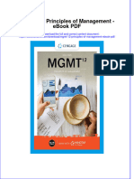 Download ebook Mgmt 12 Principles Of Management Pdf full chapter pdf