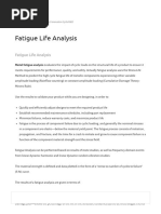 Fatigue Life Analysis