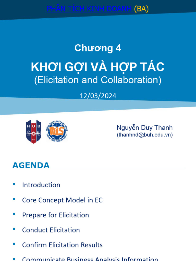 2024 BA C4_Elicitation and Collaboration | PDF | Business Analysis ...