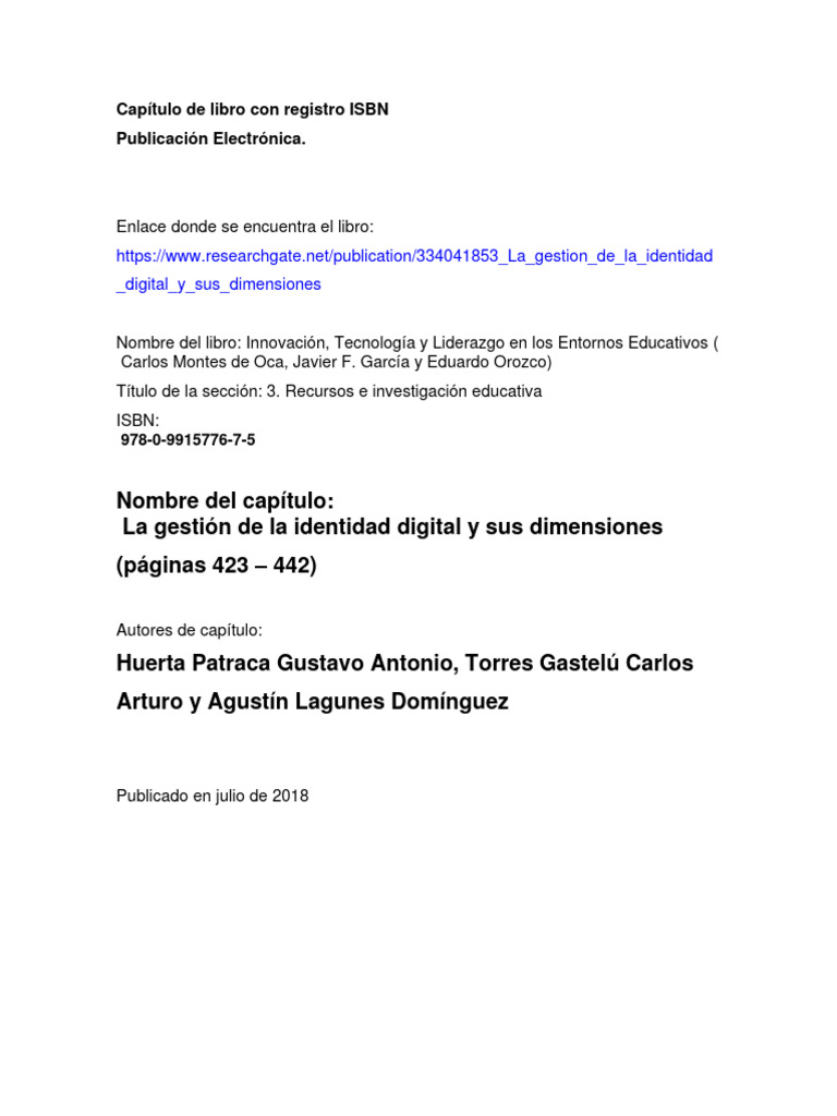 QUE ES LA IDENTIDAD DIGITAL PDF visual data 4