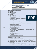 Roteiro - Biologia I Química I Química II - 2serie - em