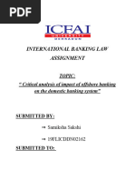 International Banking Law Assignment (Samiksha)