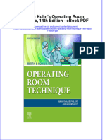 Download ebook Berry Kohns Operating Room Technique 14Th Edition Pdf full chapter pdf