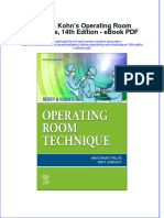 Ebook Berry Kohns Operating Room Technique 14Th Edition PDF Full Chapter PDF