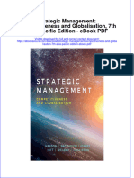 Download ebook Strategic Management Competitiveness And Globalisation 7Th Asia Pacific Edition Pdf full chapter pdf