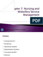 7. Nursing and Midwifery Care Services