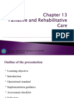 13. Palliative and Rehablitative Care