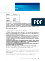 Assessment Criteria