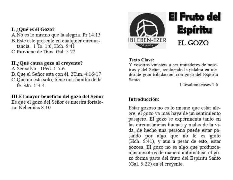 El Gozo: Fortalezas del Creyente | PDF