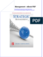 Download ebook Strategic Management Pdf full chapter pdf
