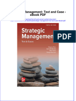 Download ebook Strategic Management Text And Case Pdf full chapter pdf